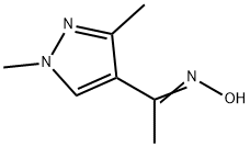 Ethanone,  1-(1,3-dimethyl-1H-pyrazol-4-yl)-,  oxime Struktur