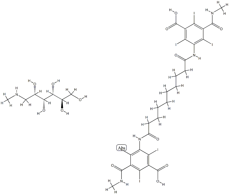 iosefamate meglumine Struktur