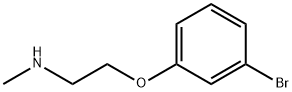 2-(3-bromophenoxy)-N-methylethanamine(SALTDATA: FREE) Struktur