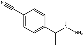 4-(1-HYDRAZINYLETHYL)BENZONITRILE Struktur