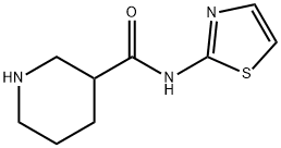 N-(1,3-thiazol-2-yl)piperidine-3-carboxamide Struktur