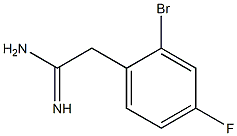 2-(2-bromo-4-fluorophenyl)acetamidine Struktur