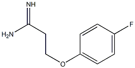 3-(4-fluorophenoxy)propanamidine Struktur