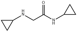 N-cyclopropyl-2-(cyclopropylamino)acetamide Struktur