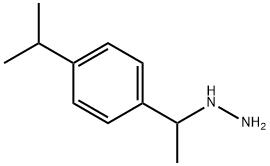 1-(1-(4-isopropylphenyl)ethyl)hydrazine Struktur