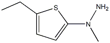 [(5-ethylthien-2-yl)methyl]hydrazine Struktur