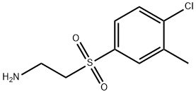 ETHANAMINE,2-[(4-CHLORO-3-METHYLPHENYL)SULFONYL]- Struktur