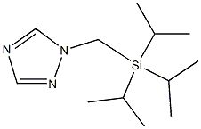 1H-1,2,4-Triazole,1-[[tris(1-methylethyl)silyl]methyl]-(9CI) Struktur