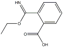 2-(ethoxy(imino)methyl)benzoic acid Struktur