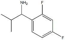 1-(2,4-difluorophenyl)-2-methylpropan-1-amine Struktur