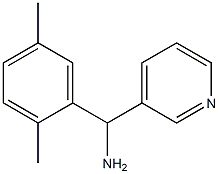 1-(2,5-dimethylphenyl)-1-(3-pyridinyl)methanamine(SALTDATA: 2HCl) Struktur