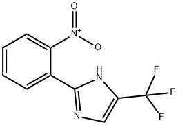 1H-IMidazole, 2-(2-nitrophenyl)-5-(trifluoroMethyl)- Struktur