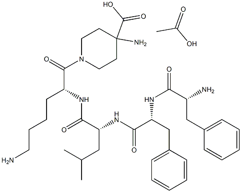 Difelikefalin acetate Struktur