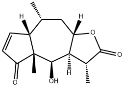 desacetyl-1-isotenulin Struktur