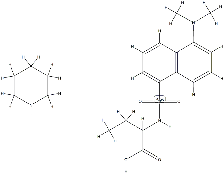 DANSYL-DL-A-AMINO-N-BUTYRIC ACID PIPERID Struktur