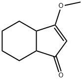 1H-Inden-1-one,3a,4,5,6,7,7a-hexahydro-3-methoxy-(9CI) Struktur