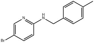 5-bromo-N-[(4-methylphenyl)methyl]pyridin-2-amine Struktur