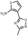 3-(3-methyl-1,2,4-oxadiazol-5-yl)thiophen-2-amine Struktur