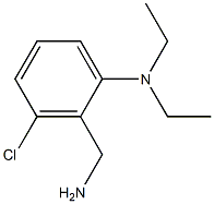 2-(aminomethyl)-3-chloro-N,N-diethylaniline Struktur