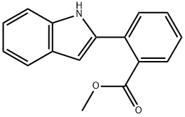 BENZOIC ACID, 2-(1H-INDOL-2-YL)-,METHYL ESTER Struktur