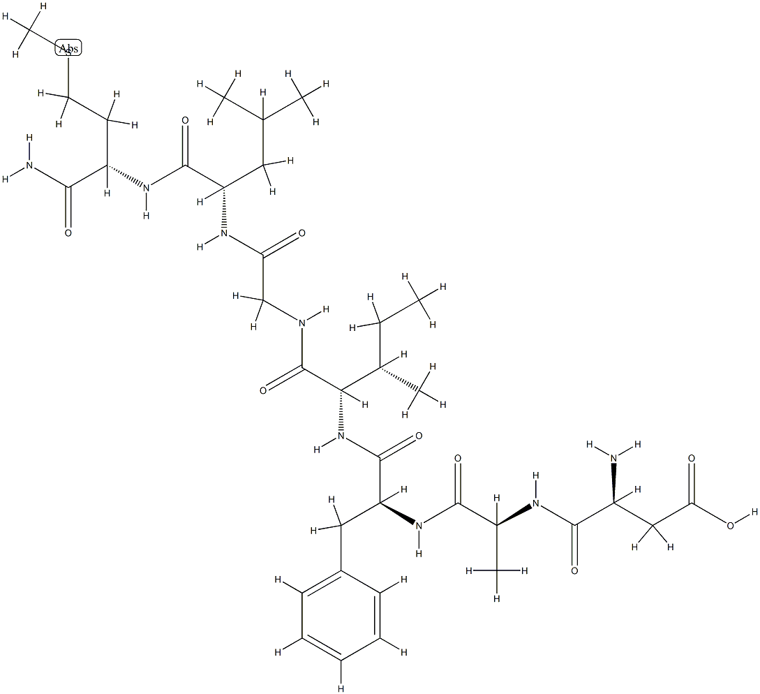 eledoisin C-terminal heptapeptide Struktur