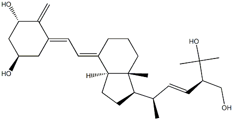 1,25,28-trihydroxyvitamin D 2 Struktur