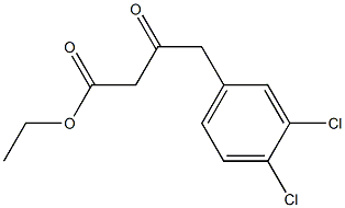 ethyl 4-(3,4-dichlorophenyl)-3-oxobutanoate Struktur