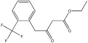 ethyl 4-(2-(trifluoromethyl)phenyl)-3-oxobutanoate Struktur