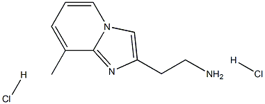 Imidazo[1,2-a]pyridine-2-ethanamine, 8-methyl-, hydrochloride (1:2) Struktur