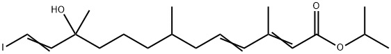 iodovinylmethoprenol Struktur