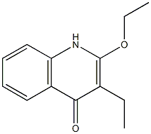 4-Quinolinol,2-ethoxy-3-ethyl-(9CI) Struktur