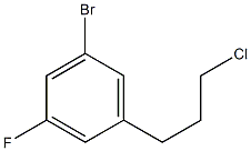 1-bromo-3-(3-chloropropyl)-5-fluorobenzene Struktur