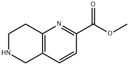 Methyl 5,6,7,8-Tetrahydro-1,6-Naphthyridine-2-Carboxylate(WX141173) Struktur