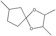 1,4-Dioxaspiro[4.4]nonane,2,3,7-trimethyl-,[2R-[2-alpha-,3-bta-,5-alpha-(R*)]]-(9CI) Struktur