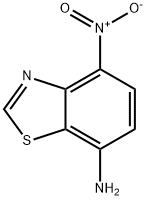 7-Benzothiazolamine,4-nitro-(9CI) Struktur