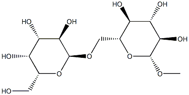 beta-methylmelibiose Struktur