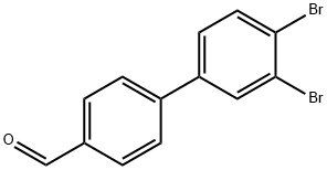 3',4'-Dibromobiphenyl-4-carbaldehyde Struktur