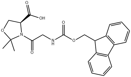 Fmoc-Gly-Ser[PSI(Me,Me)Pro]-OH Struktur