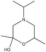 2-Morpholinol,2,6-dimethyl-4-(1-methylethyl)-(9CI) Struktur