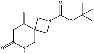 2-Boc-7,9-dioxo-2,6-diazaspiro[3.5]nonane Struktur