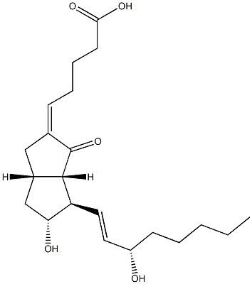 7-oxo-cyclopentyl-prostaglandin I2 Struktur