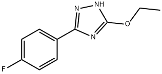 1H-1,2,4-Triazole,3-ethoxy-5-(4-fluorophenyl)-(9CI) Struktur