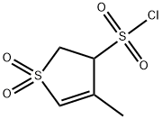 4-methyl-2,3-dihydro-3-thiophenesulfonyl chloride 1,1-dioxide(SALTDATA: FREE) Struktur