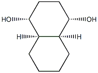 (1R,4aα,8aα)-Decahydro-1α,4α-naphthalenediol Struktur