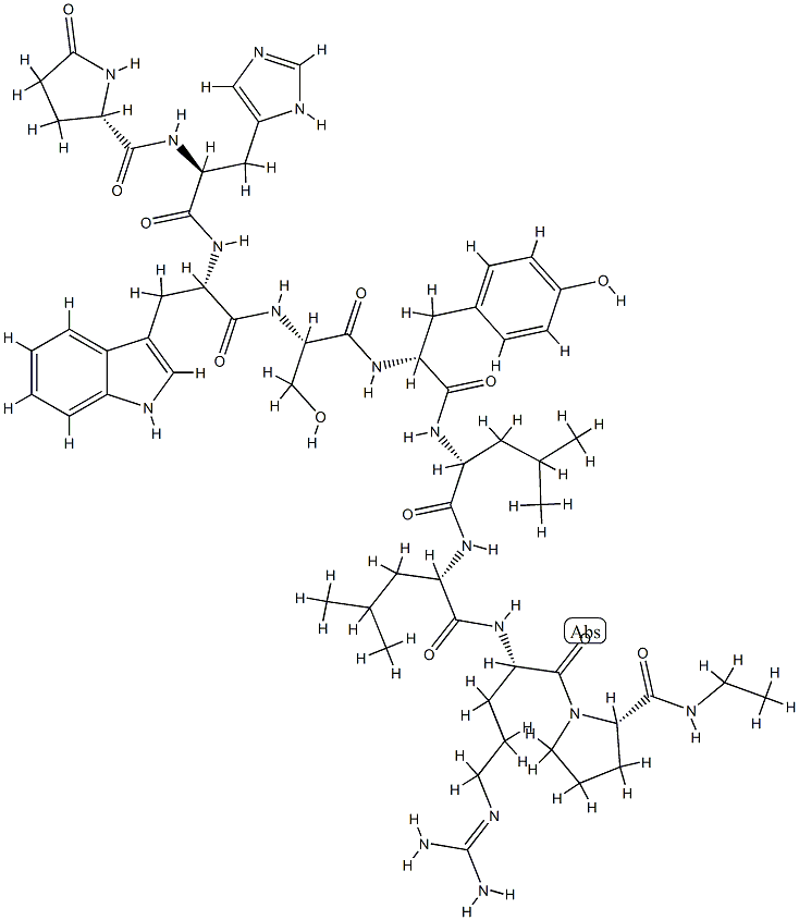 (D-TYR5)-LEUPROLIDE Struktur