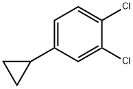 Benzene, 1,2-dichloro-4-cyclopropyl- Struktur