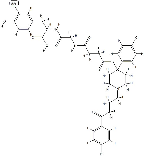 haloperidol-succinylglycyliodotyrosine Struktur