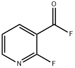 3-Pyridinecarbonylfluoride,2-fluoro-(9CI) Struktur