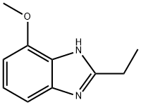 Benzimidazole, 2-ethyl-4(or 7)-methoxy- (6CI) Struktur