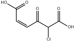 5-chloromaleylacetic acid Struktur